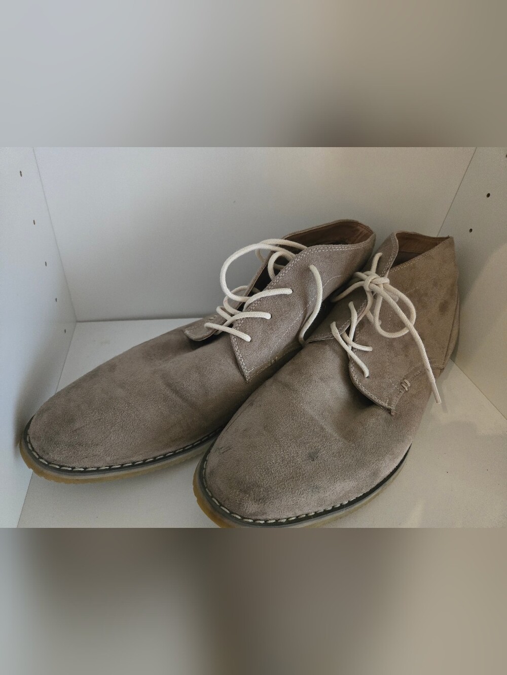 H&M Men's Brown Suede Lace-Up Casual Dress Shoes Size US 9